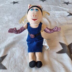 Jim Henson The Muppets Miss Piggy Sababa Toys 2004 Plush 9"‎ Doll Stuffed Animal